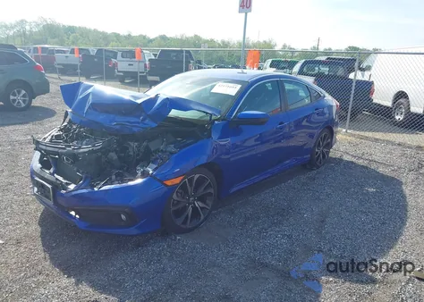 2021 Honda Civic Sport from USA, damaged, VIN 2HGFC2F87MH525814